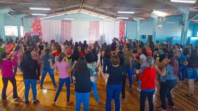 Secretaria de Assistência Social de Rio Bonito do Iguaçu promoveu o encontro para as mulheres